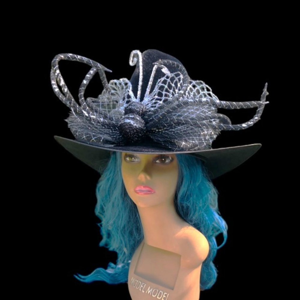 Halloween Party Spider Butterfly Allegory Handcrafted Hat NEW